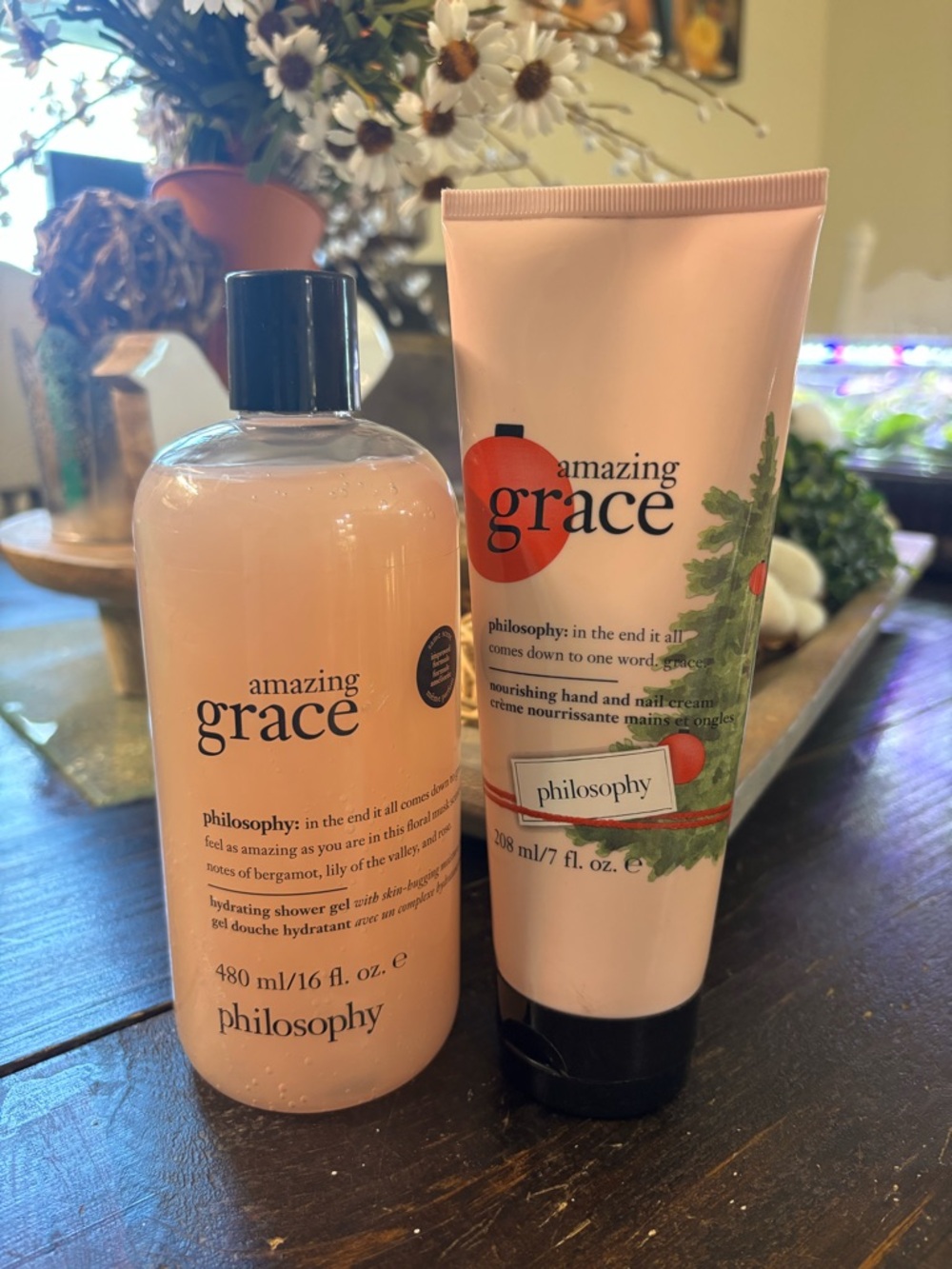 philosophy Amazing Grace Hydrating Shower Gel & Nourishing Hand Cream bundle.